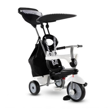 Triciclo Smartrike Vanilla Plus Blanco y Negro 4 en 1 para Niños