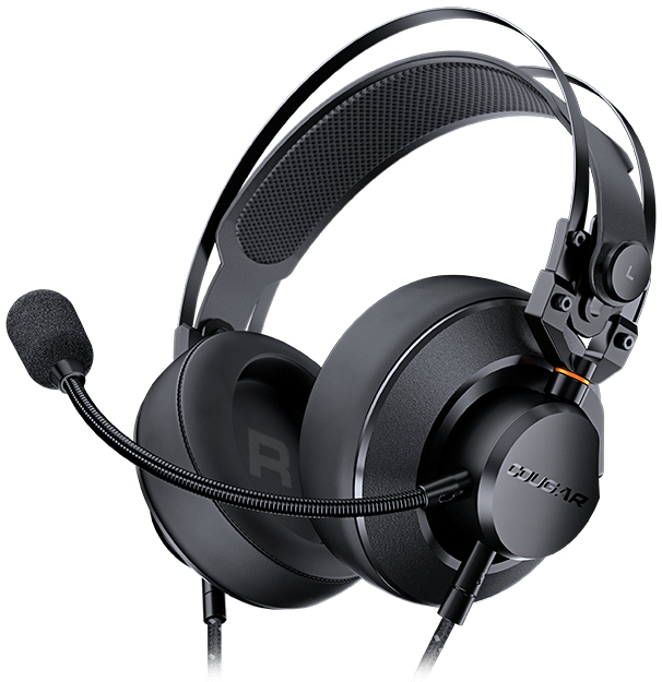 Casque Gaming COUGAR 3H550P53B.0001 – Avec Fil, Micro Antibruit