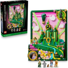LEGO Wicked 75685 Tableau d'Emerald City - Set de Construction 3D pour Adulte - Maquette