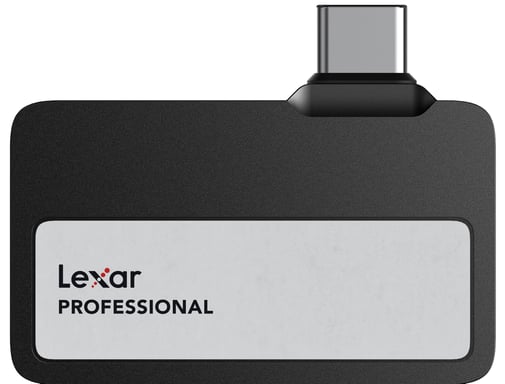 Lexar LSL400X001T-RNBNG lecteur à circuits intégrés externe 1 To USB Type-C 3.2 Gen 2 (3.1 Gen 2) Noir