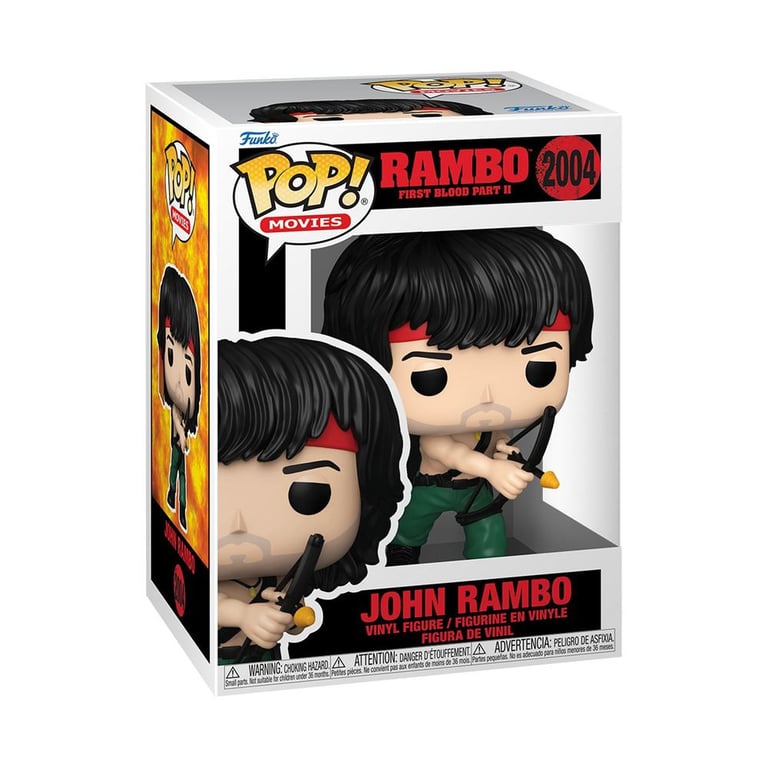 Figurine Funko Pop Movies Rambo First Blood Part II John Rambo - vue 3