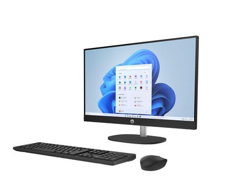 HP 24-cr0012ns Intel® Core? i3 i3-1315U 60,5 cm (23,8'') 1920 x 1080 pixel PC All-in-One 8 GB DDR4-SDRAM 512 GB SSD DOS free Wi-Fi 6 (802.11ax) Bianco