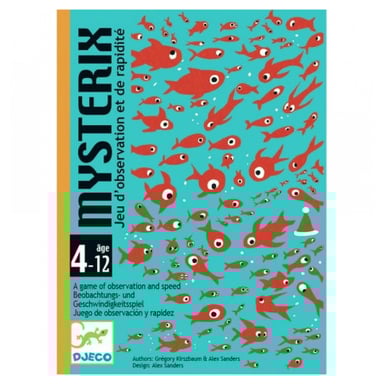 Juego de cartas Mysterix: observación y velocidad para toda la familia
