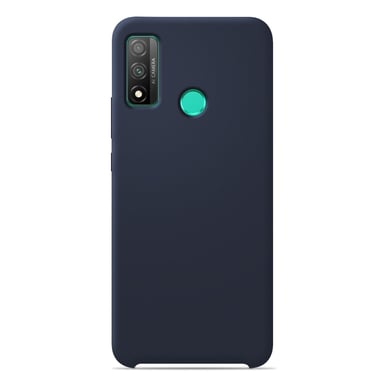 Coque silicone unie Soft Touch Bleu nuit compatible Huawei P Smart 2020