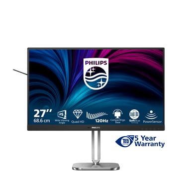 Philips 4000 series 27B2N4500/00 écran plat de PC 68,6 cm (27'') 2560 x 1440 pixels Quad HD LCD Gris