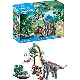 PLAYMOBIL 71819 Brachiosaure, explorateurs, aéroglisseur - Neuf