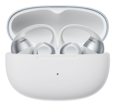 OpenDots 2 - Auriculares inalámbricos de conducción aérea con diseño de anillo, color plata.