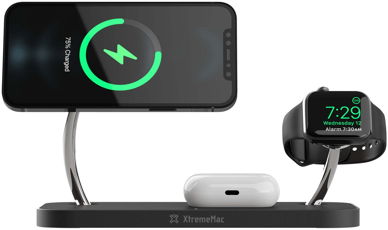 X-MAG PRO : Station de Recharge 3-en-1 Certifié Apple MagSafe