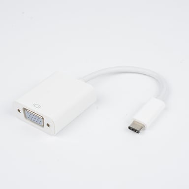 Adaptateur USB-C mâle /VGA femelle Connecrteurs en nickel Pour Macbook et PC Plug & Play