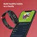Bracciale connesso Fitbit Ace 3 - Nero e rosso