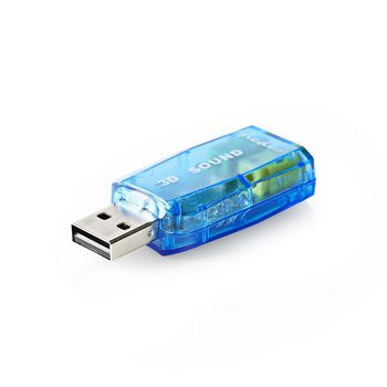 Nedis USCR10051BU tarjeta de audio 5.1 canales USB