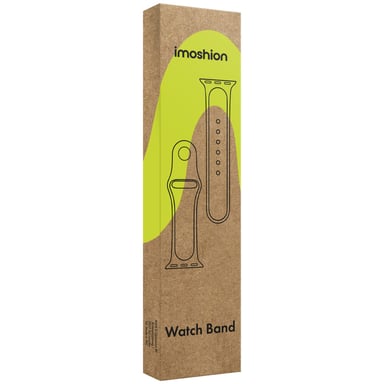 imoshion Bracelet Sport? en silicone pour Fitbit Charge 5 / 6 - Pink & White