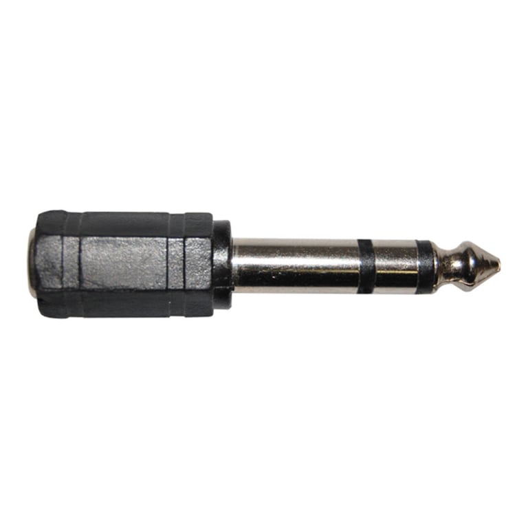 Adaptateur Jack 3.5mm femelle Jack 6.35mm mâle - Neuf