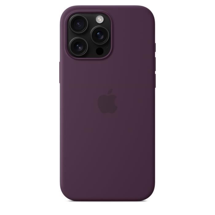 Apple Coque en silicone avec MagSafe pour iPhone 16 Pro Max - Prune (brand) iPhone 16 Pro Max - vue 4
