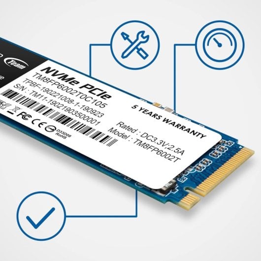 Team Group MP33 .2 PCI Express 3.0 NVMe 3D NAND Neuf - vue 5