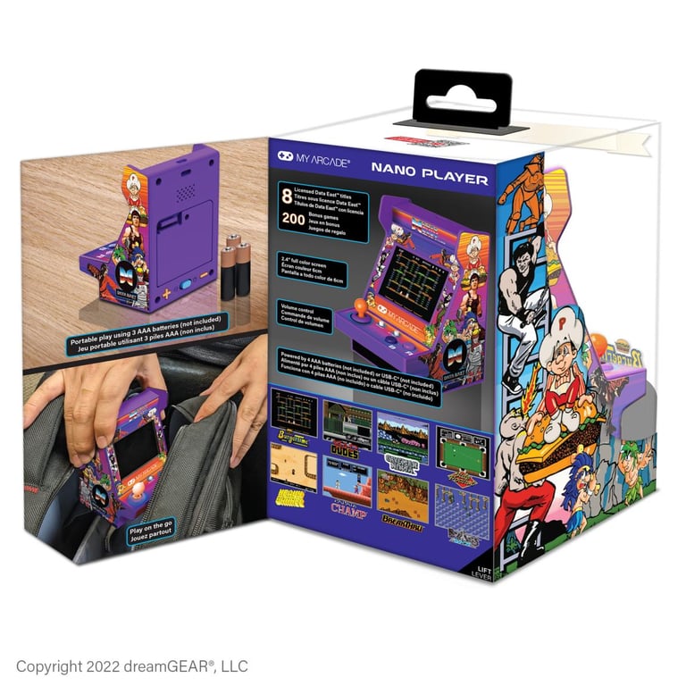 My Arcade Pico Player Data East Hits 108 Games in 1 Neuf - vue 3