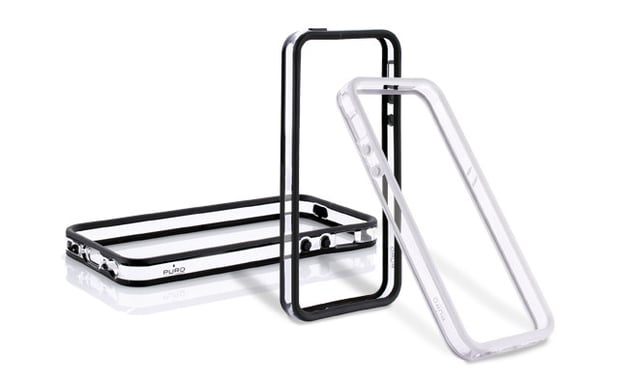 PURO Bumper coque de protection pour téléphones portables Housse Blanc Apple (brand) iPhone 5