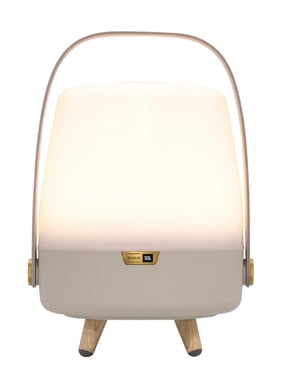 Kooduu Lite-up PLAY Mini Enceinte portable mono Sable, Blanc, Bois 8 W