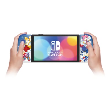 Hori Split Pad Compact Sonic Blue controller per Nintendo Switch, Nintendo Switch OLED