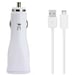 Samsung EP-LN915UWE 2A 15W USB Auto Quick Charger + Micro USB 3.0 Cable White (EU Blister)