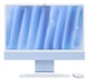 Apple iMac Apple M M4 59,7 cm (23.5'') 4480 x 2520 pixels PC All-in-One 16 Go 256 Go SSD macOS Sequoia Wi-Fi 6E (802.11ax) Bleu