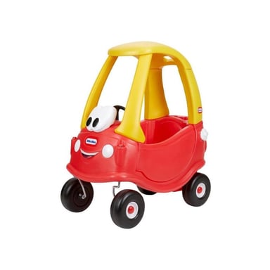Macchina a spinta Little Tikes Cozy Coupe 2-in-1 con pavimento rimovibile ruote girevoli a 360° Rossa