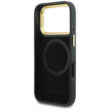 Étui Lacoste PVC Blend Stand pour iPhone 17 Pro, marron