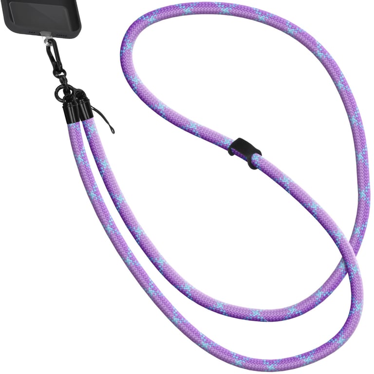 imoshion ?Cordon de téléphone universel taille unique - 10 mm d'épaisseur - Violet / Bleu - Neuf