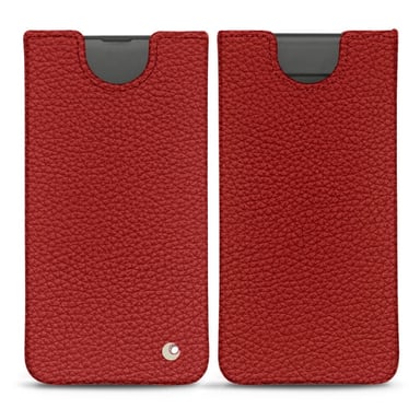 Samsung Galaxy S10+ Funda de piel - Funda - Rojo - Piel granulada