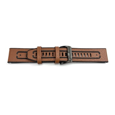 Correa de reloj de cuero para Garmin Fenix 7 Pro/7X Brown 22 mm