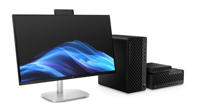 HP EliteDesk 8 Mini G1i Desktop AI PC Wolf Pro Security Edition 1 TB SSD Windows 11 Pro Mini PC Nero