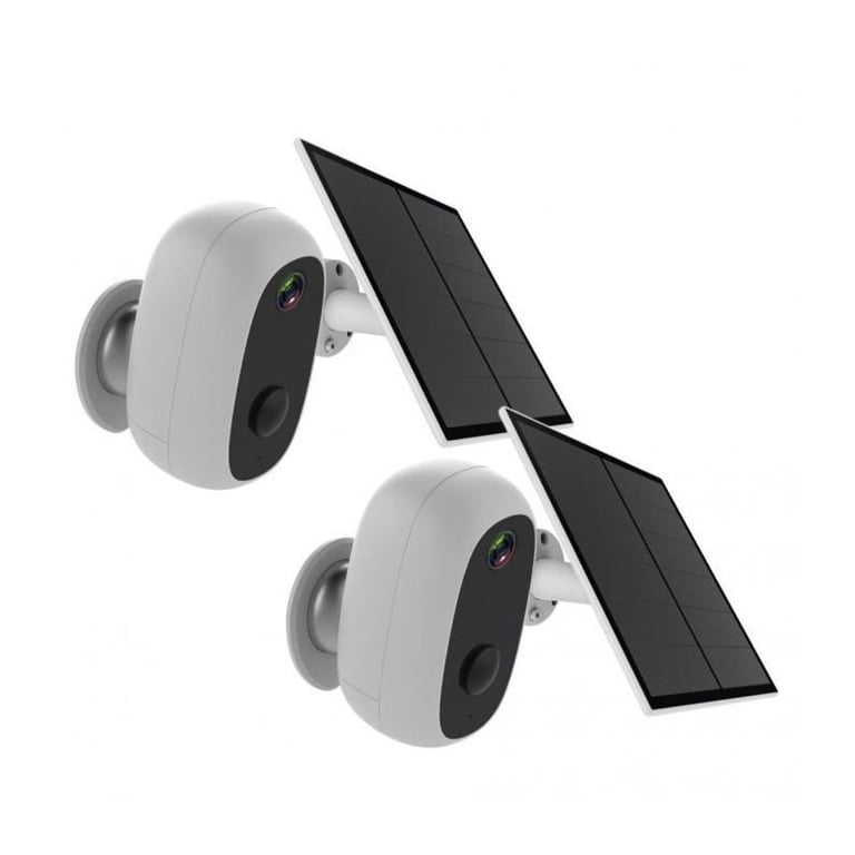 2 caméras avec panneau solaire CHACON 2 IPCAM BE03 PS Extérieur WiFi - vue 2