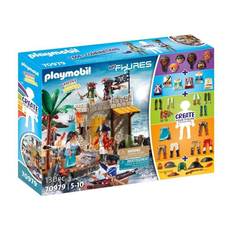 Ilôt Pirates My Figures 70979 Playmobil La Boîte