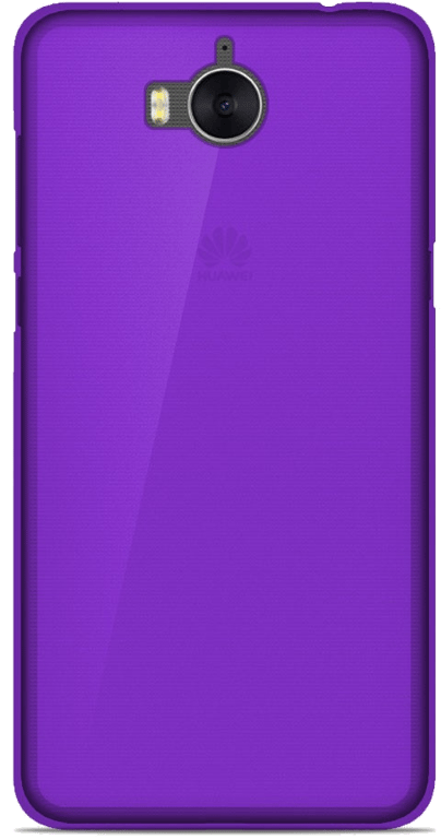 Coque silicone unie compatible Givré Violet Huawei Y5 2017