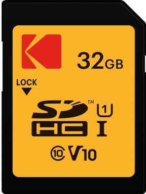 Kodak EKMSD32GHC10K mémoire flash 32 Go SDHC UHS-I Classe 10 - Neuf
