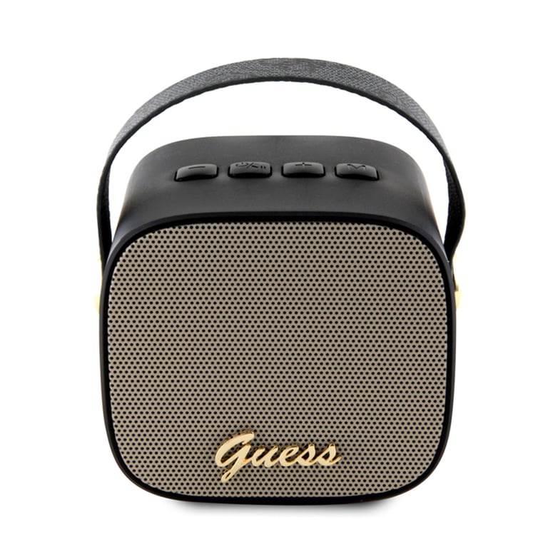 Enceinte Bluetooth 5.3 Compacte avec Sangle de Transport en Cuir Motif 4G Guess - vue 5
