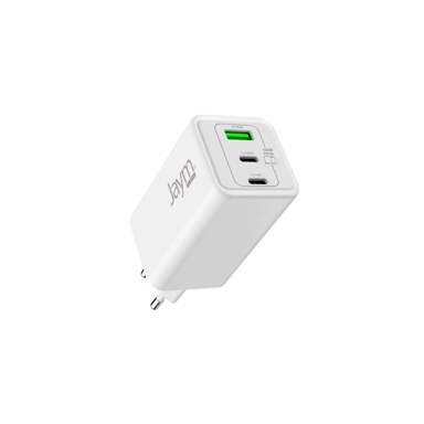 JAYM Chargeur USB-C 100W GaN, Adaptateur Secteur Charge Rapide, 2 Ports USB-C + USB-A, pour MacBook Pro/Air, iPhone 17/16/15, Samsung Galaxy S26/S25/S24,A57,A37,Z,Z FOLD, XIAOMI, iPad, PC Portable