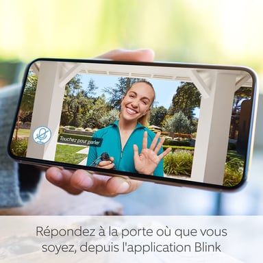 Blink B08SG2QTZS Sonnette de porte Noir