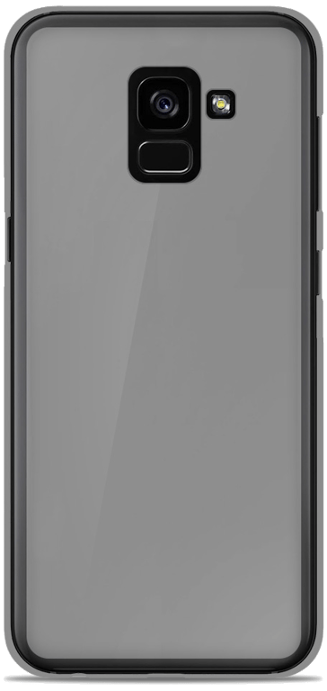 Coque silicone unie compatible Givré Blanc Samsung Galaxy A8 Plus 2018