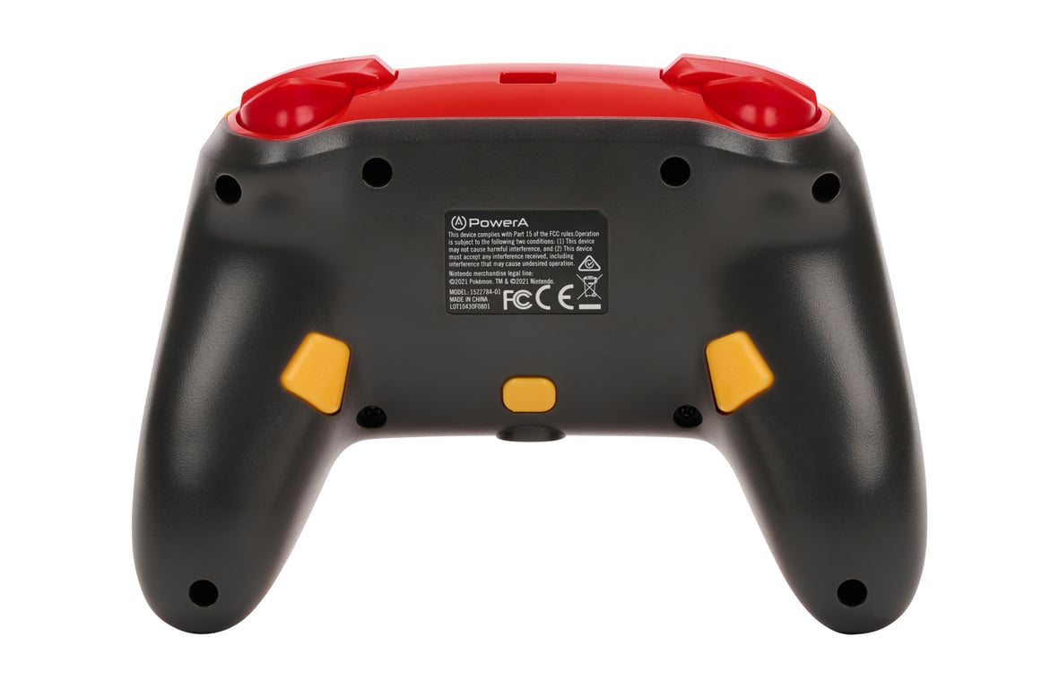 PowerA 1522784-01 accessoire de jeux vidéo Orange, Rouge USB Manette de jeu Analogique Nintendo Switch - Neuf