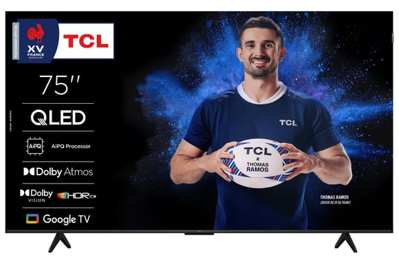 TCL P7K 75P7K TV 190,5 cm (75'') 4K Ultra HD Smart TV Wifi Métallique 450 cd/m²