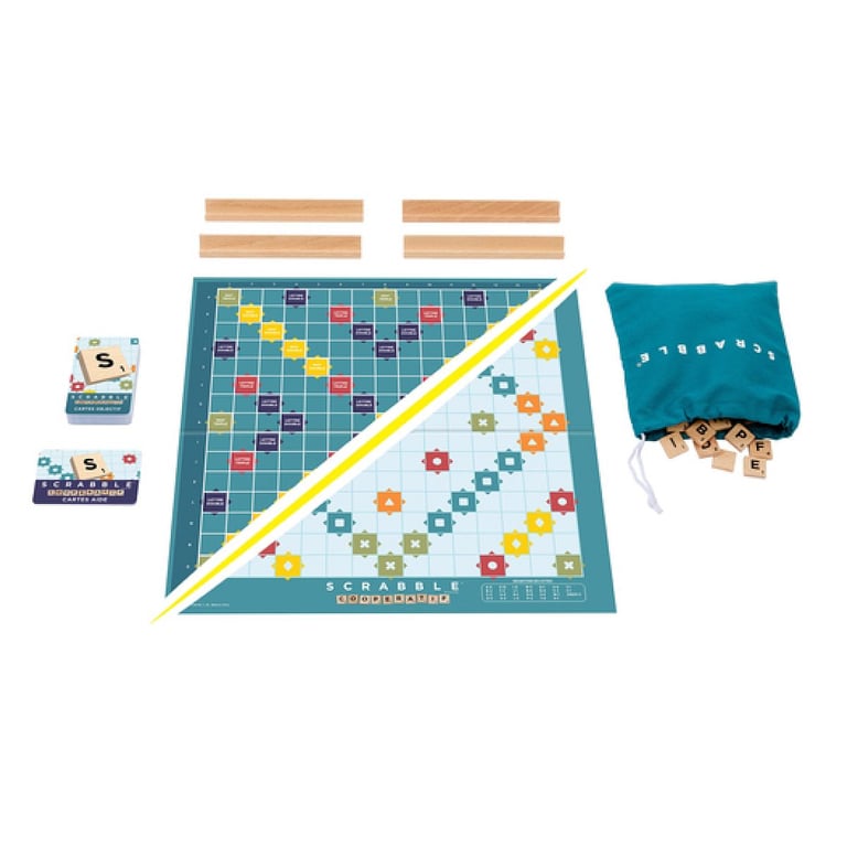 Scrabble Classic 2 en 1 MALJGR63 Jeu de mots - vue 4