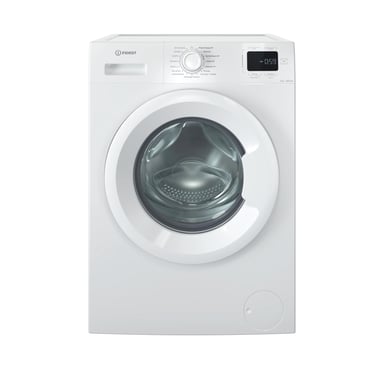 Lave-linge hublot INDESIT IM642MYTIMEFR - 6 kg - Induction - L60 cm - 1200 trs/min - Blanc - Neuf