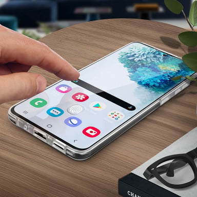 Coque Samsung Galaxy S20 Plus Arrière Rigide Intégrale Avant Souple Transparent