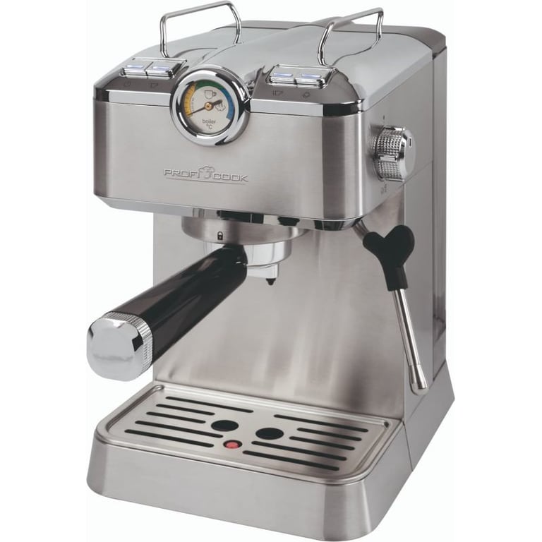 Profi Cook PC ESKA 1267 INOX Machine à expresso acier inoxydable avec embout de mousseur à lait - vue 2
