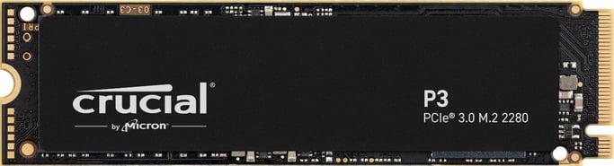 Crucial® P3 - 2 To PCIe® 3.0 NVMe™ M.2 2280 SSD