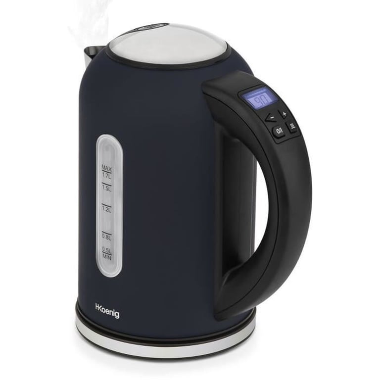 Bouilloire H.Koenig BOE56 – 1.7L, 2200W, Température Réglable, Écran LCD - vue 3