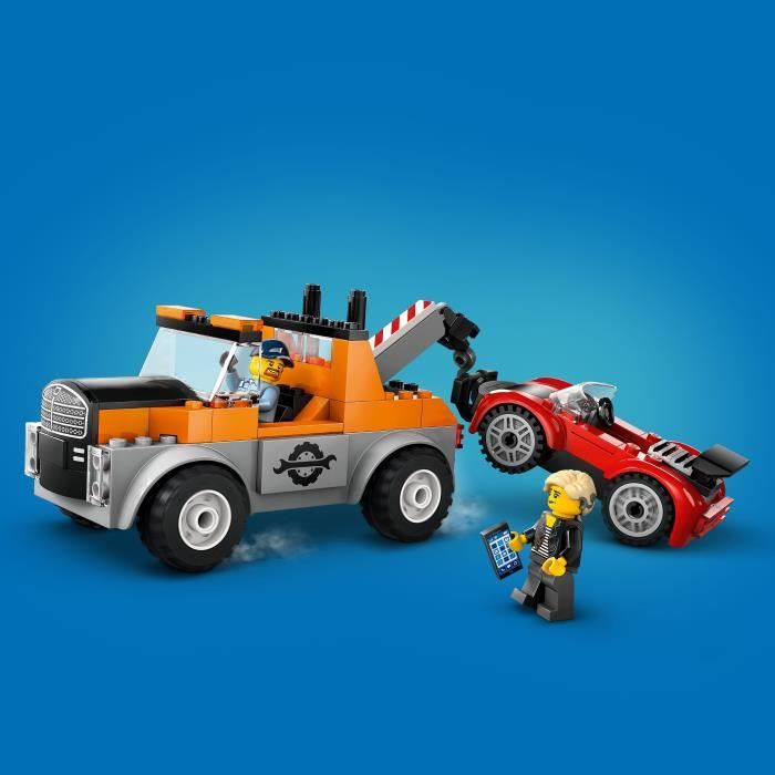 Lego City La Dépanneuse Et La Voiture De Sport 60435 Lego La Boîte - vue 2