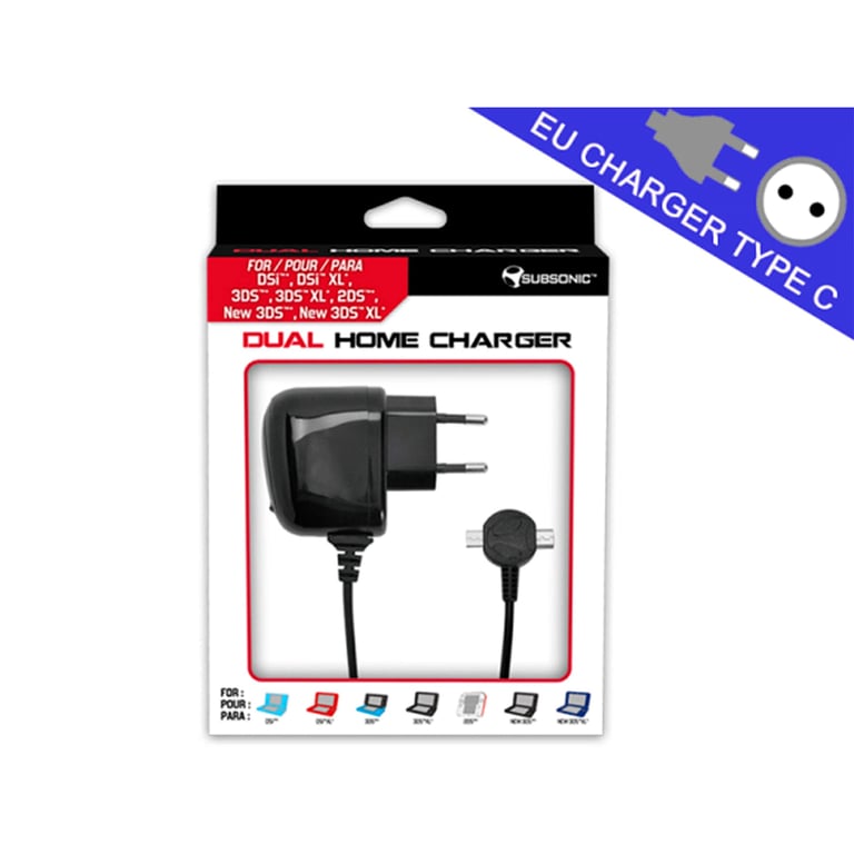 Caricatore di rete DS-DSi- DSi XL-2DS-3DS-New3DS