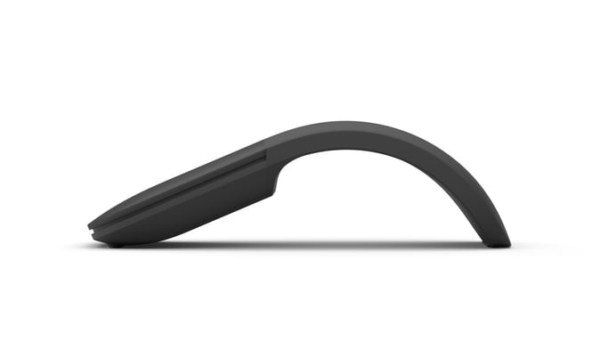 Ratón Microsoft Surface Arc Ambidiestro Bluetooth BlueTrack 1800 DPI